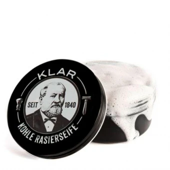 KLAR Rasierseife Aktivkohle 110 G – Bild 2